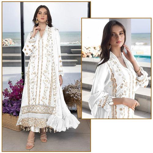 Designer Semi Stitched Pakistani Salwar Suit