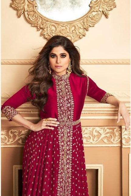 Anarkali Party Wear Designer Georgette Designer Style Suit