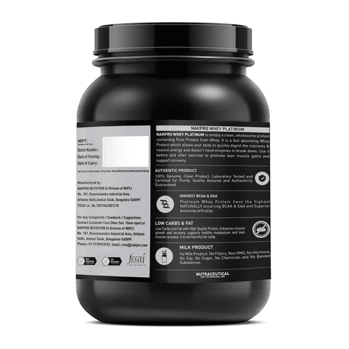 PLATINUM 100% Whey Protein Isolate