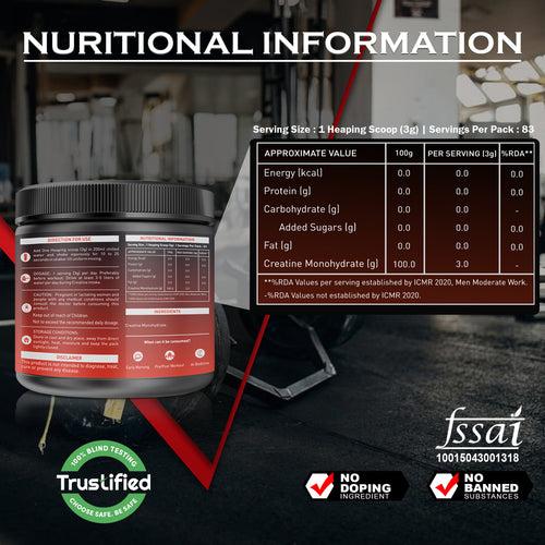 MICRONISED CREATINE MONOHYDRATE