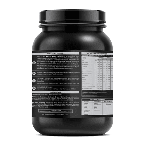 PLATINUM 100% Whey Protein Isolate