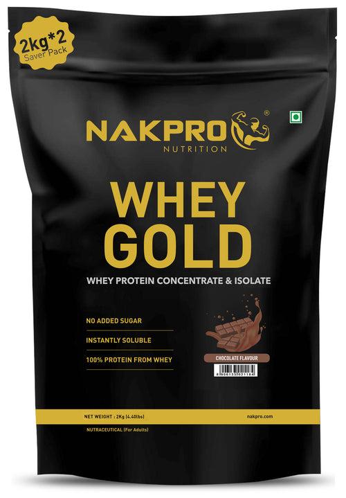 NAKPRO GOLD WHEY PROTEIN CONCENTRATE AND ISOLATE