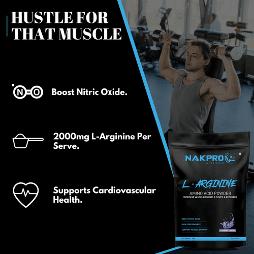 NAKPRO L-ARGININE SUPPLEMENT POWDER