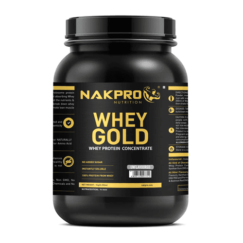 NAKPRO GOLD WHEY PROTEIN CONCENTRATE AND ISOLATE