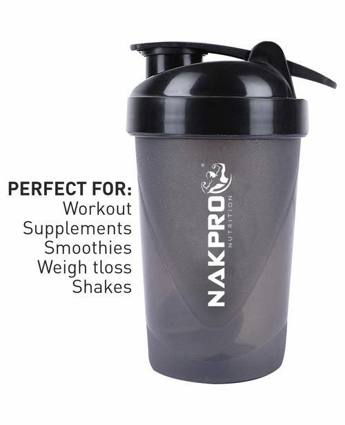 NAKPRO SHAKER BOTTLE FOR PROTEIN SHAKE