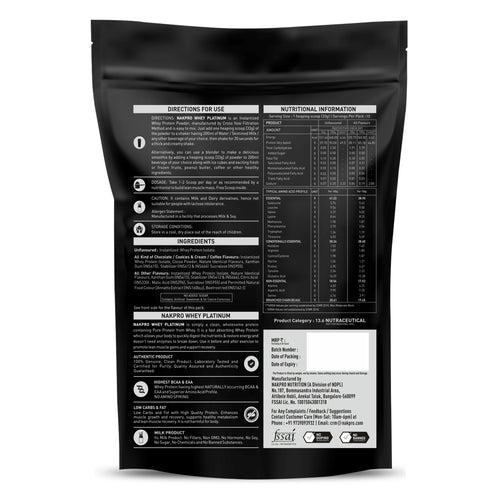 PLATINUM 100% Whey Protein Isolate