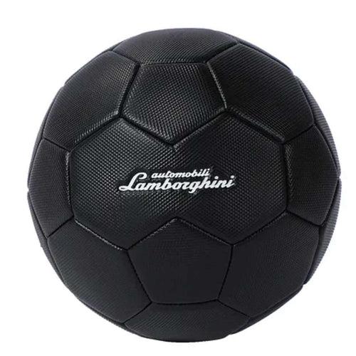 LAMBORGHINI PVC SOCCER BALL MACHINE SEWING- BLACK Size 5 by Mesuca