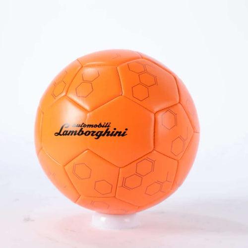 LAMBORGHINI PVC SOCCER BALL MACHINE STITCHED- ORANGE Size 5 by Mesuca