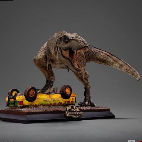 T-Rex Attack Icons Statue By Iron Studios