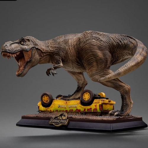 T-Rex Attack Icons Statue By Iron Studios