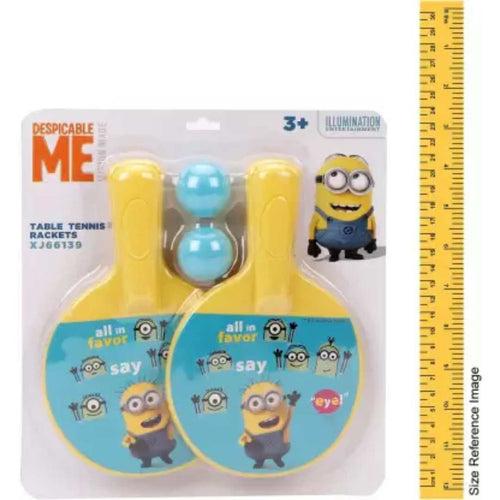 MINIONS PING PONG PLASTIC RACKET SET by MESUCA