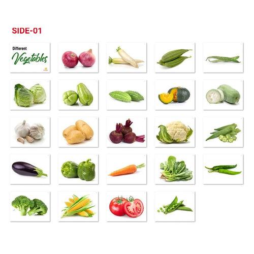 Vegetables Flash Cards