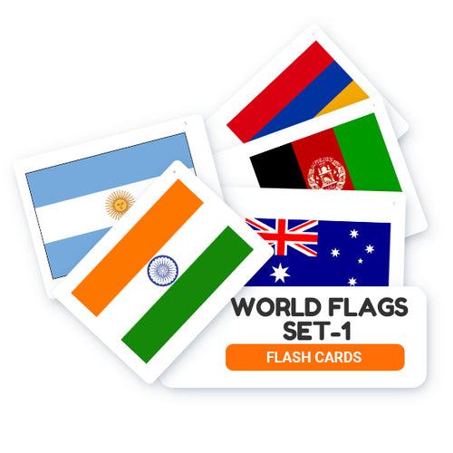 World Flags - Bundle Flash Cards (Set 1 and Set 2)