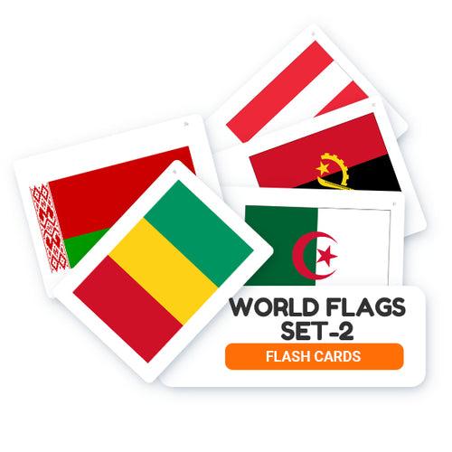 World Flags - Bundle Flash Cards (Set 1 and Set 2)