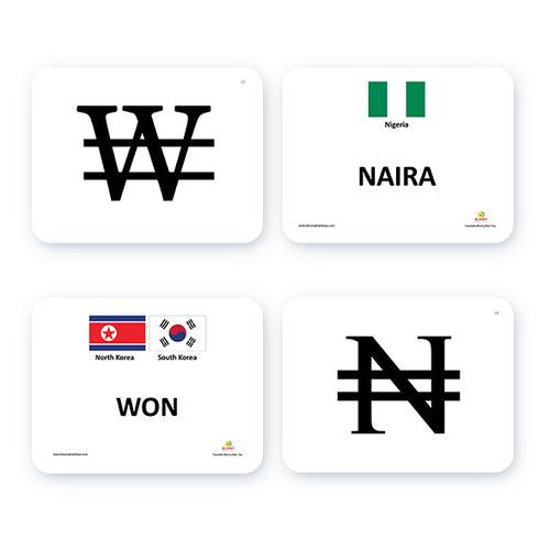 World Currency Flash cards