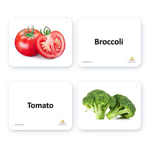 Vegetables Flash Cards