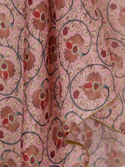 Poppy - Kota Silk Saree | Kalamkari Print