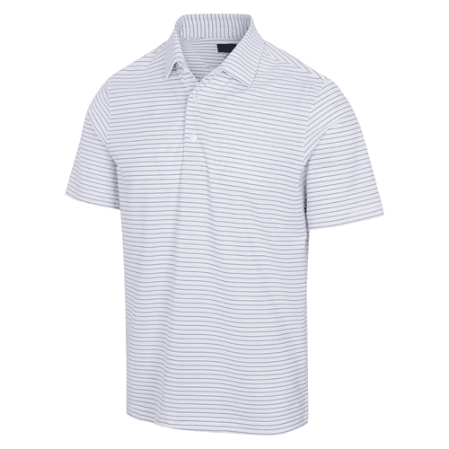 Greg Norman Freedom Micro Pique Feeder Stripe Polo  (US Size)