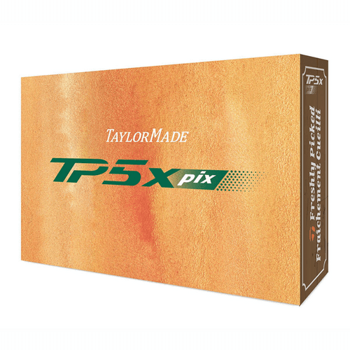 TaylorMade TP5x Pix Season Opener Golf Ball (Peach)