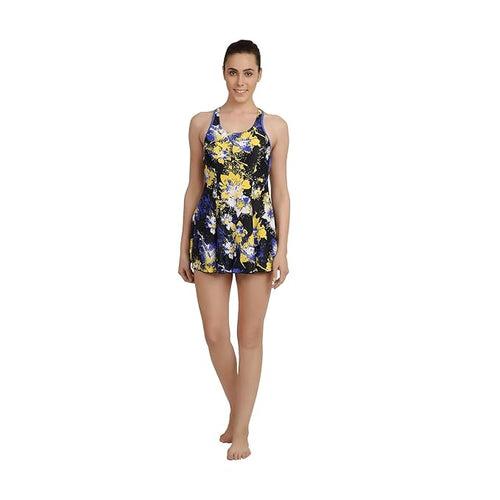 Speedo Women's Endurance 10 Printed Swimdress with boyleg