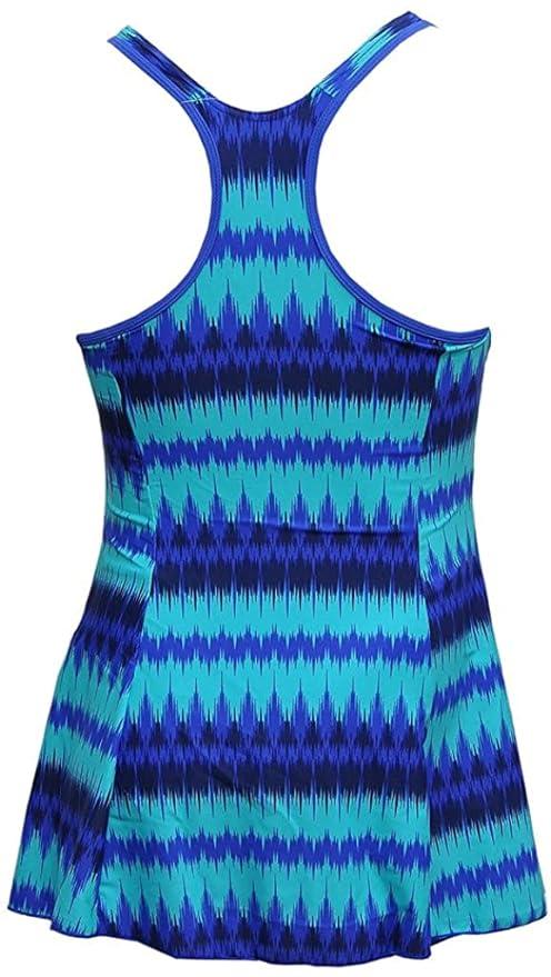 Speedo Female Swimwear All Over Print Racerback Swimdress with Boyleg