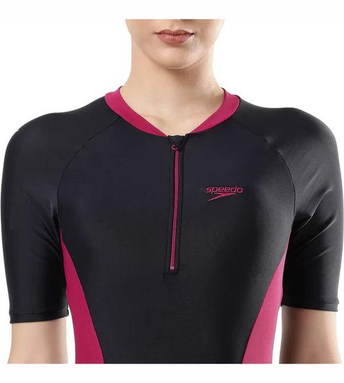 Speedo Women's Endurance Essential Panel Kneesuit Swimwear