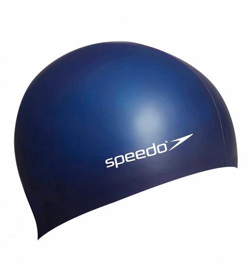 Speedo Unisex Plain Flat Silicone Swim Cap