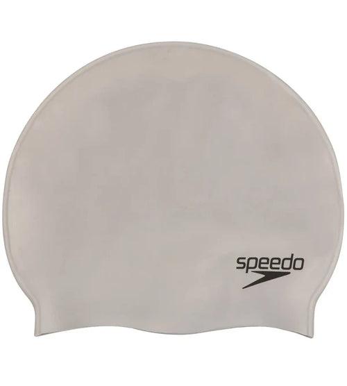 Speedo Unisex Plain Flat Silicone Swim Cap