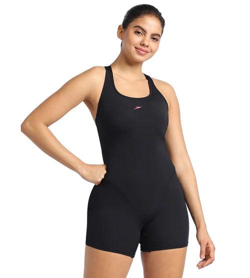 Speedo Women's Endurance+ Myrtle Racerback Legsuit Swimwear