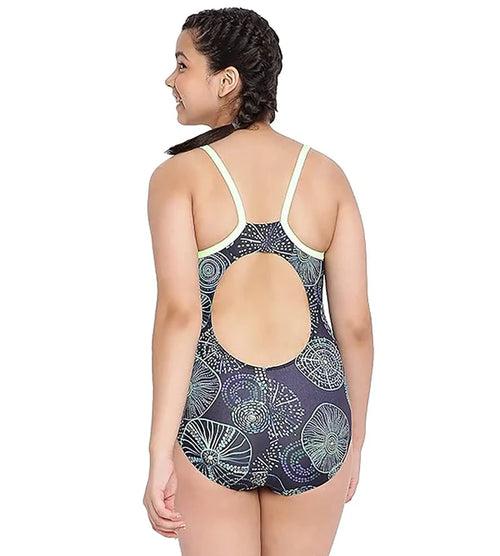 Speedo Girls Endurance Allover Digital Muscleback Swimwear