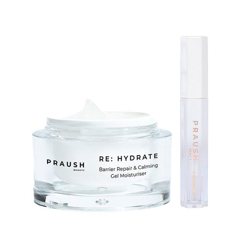 1 Re:hydrate Gel Moisturiser + 1 Pout Cushion Luxe Lip Oil