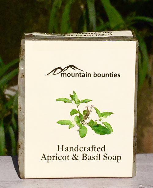 Handcrafted Apricot And Basil Soap