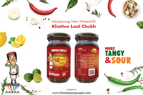 Himachilli Khattee Laal Chukh - Tangy Chilli Marinade & Pickle (200 gms)