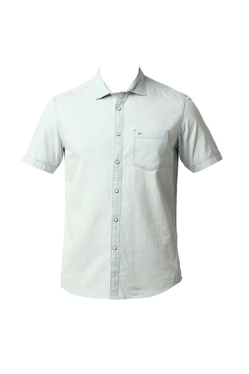 Twill Checks Halfsleeves Shirt