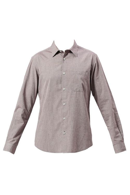 Slim Fit Cotton Polyester Viscose Shirt