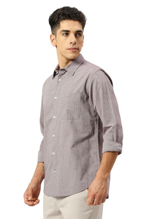 Slim Fit Cotton Polyester Viscose Shirt