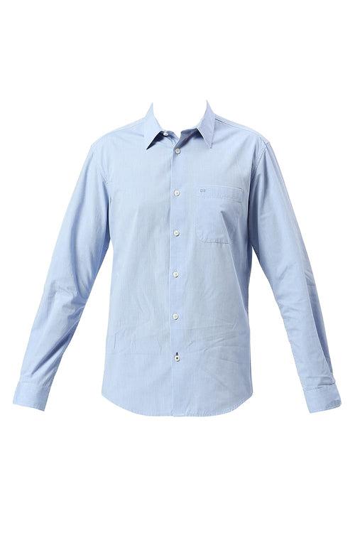 Slim Fit Cotton Polyester Viscose Shirt