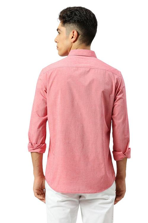 Slim Fit Cotton Polyester Viscose Shirt