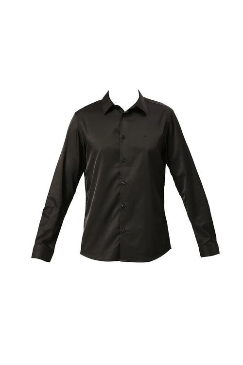 Slim Fit Polyester Stretch Shirt