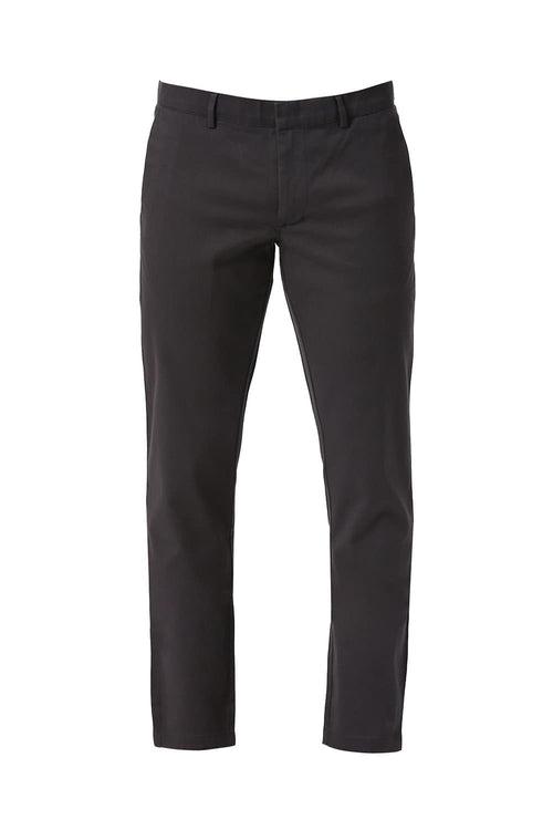 Tapered Fit Cotton Stretch Dobby Trousers