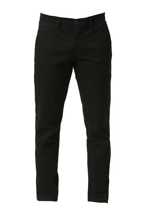 Tapered Fit Cotton Stretch Dobby Trousers