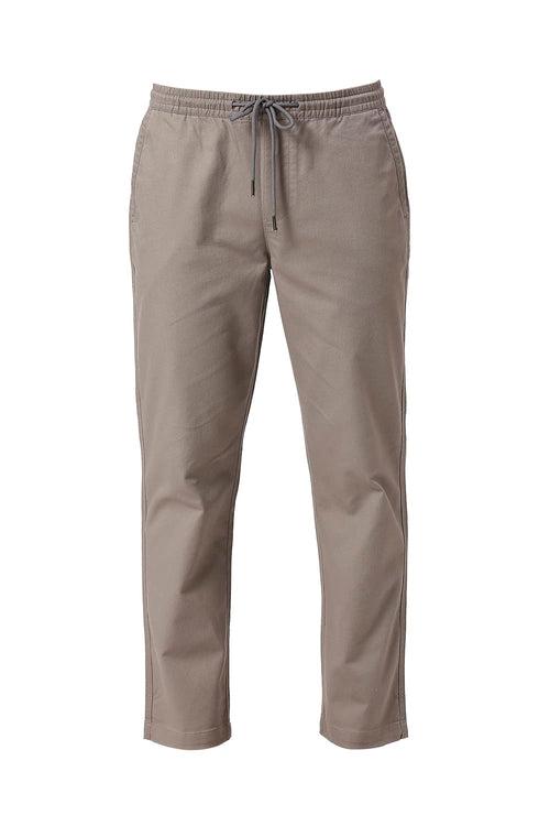 Relaxed Fit Cotton Viscose Stretch Dobby Trousers