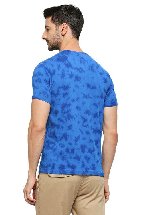 Regular Fit Cotton Tie Dye Crew T-Shirts