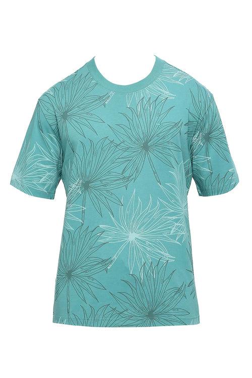 Relaxed Fit Cotton Printed Crew T-Shirts