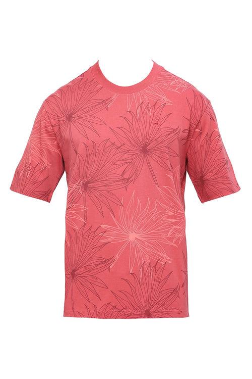 Relaxed Fit Cotton Printed Crew T-Shirts