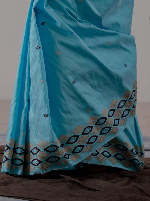 Celeste Paat Silk Saree