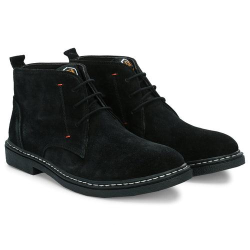 Eego Italy Stylish Casual Boots LEE-15-BLACK