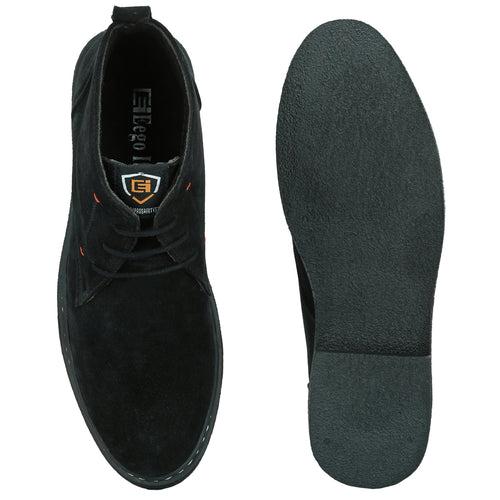 Eego Italy Stylish Casual Boots LEE-15-BLACK