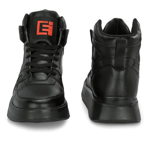 Eego Italy Stylish High Tops FUNK-BLACK