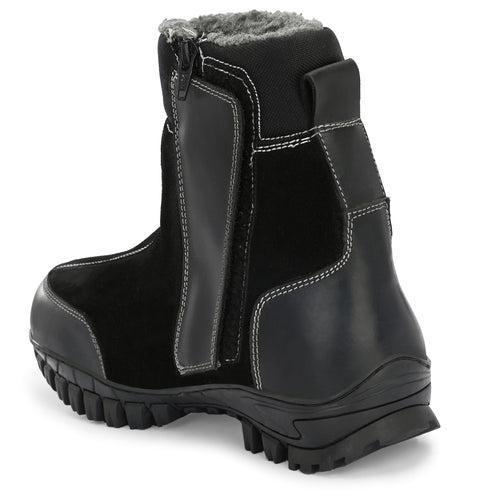 Eego Italy Snug Genuine Leather Winter Snow Boots With Fur